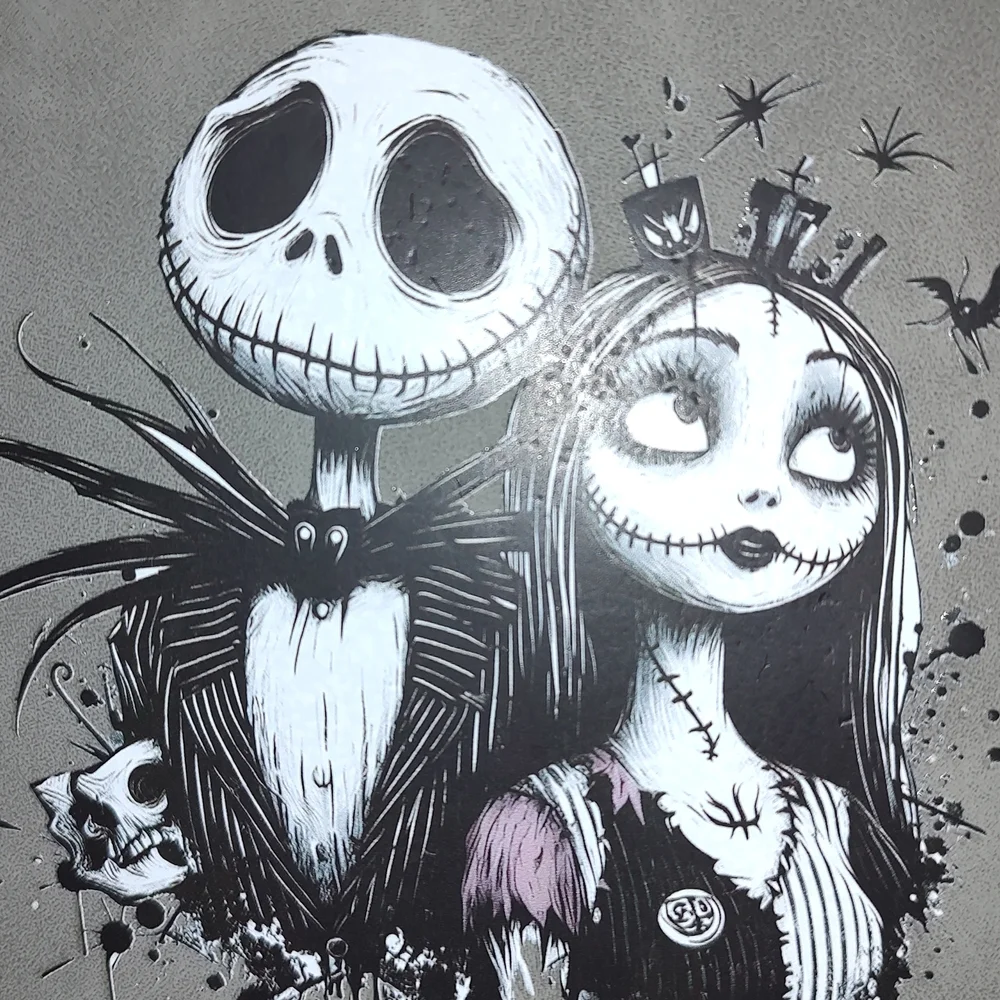 Gray Schedule Notebook with Gothic Illustration
